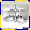 Mâm xoay inox mờ nan dẹt EPL270A - Eurogold