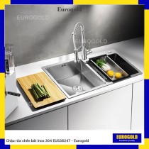 Chậu rửa chén bát inox 304 EUS38247 - Eurogold