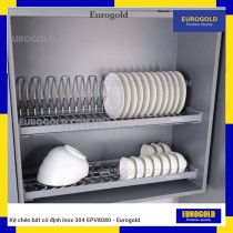 Kệ chén bát cố định inox 304 EPV8080 - Eurogold