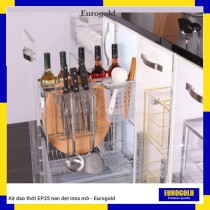 Kệ dao thớt EP25 nan dẹt inox mờ - Eurogold