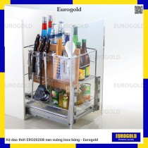 Kệ dao thớt ERO2020B nan vuông inox bóng - Eurogold