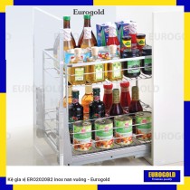 Kệ gia vị ERO2020B2 inox nan vuông - Eurogold