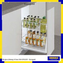 Kệ gia vị khung rổ inox 304 EP2235 - Eurogold