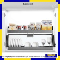 Kệ nâng hạ hộp nhôm cao cấp màu ghi đậm EUM9170G - Eurogold
