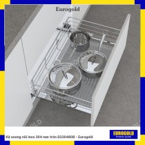 Kệ xoong nồi inox 304 nan tròn EG30480B - Eurogold