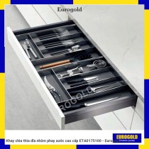 Khay chia thìa dĩa nhôm phay xước cao cấp ETA0175100 - Eurogold
