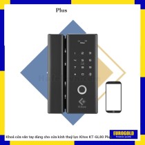 Khoá cửa vân tay dùng cho cửa kính thuỷ lực Kitos KT-GL80 Plus