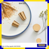 Núm tủ đồng nguyên chất BHG26