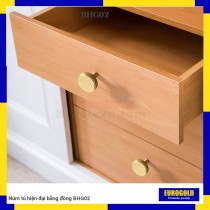 Núm tủ hiện đại bằng đồng BHG02