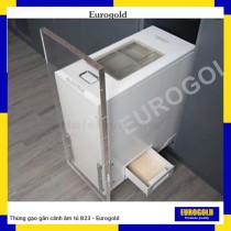 Thùng gạo gắn cánh âm tủ B23 - Eurogold