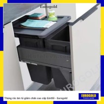 Thùng rác âm tủ giảm chấn cao cấp EA450 - Eurogold