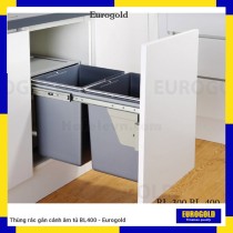 Thùng rác gắn cánh âm tủ BL400 - Eurogold