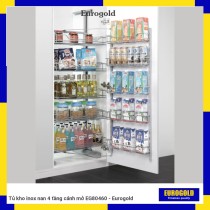 Tủ kho inox nan 4 tầng cánh mở EG80460 - Eurogold