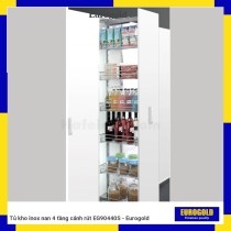 Tủ kho inox nan 4 tầng cánh rút EG90440S - Eurogold