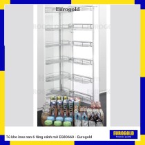 Tủ kho inox nan 6 tầng cánh mở EG80660 - Eurogold