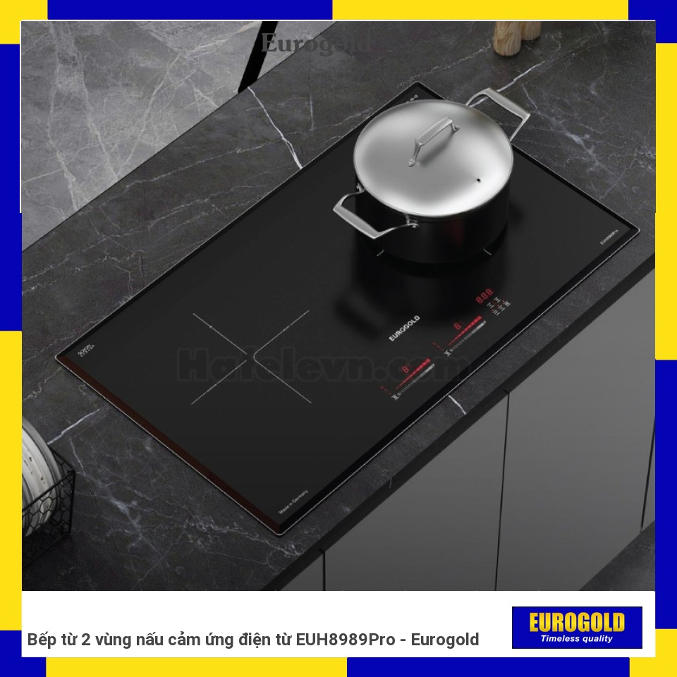 Bếp từ 2 vùng nấu cảm ứng điện từ EUH8989Pro - Eurogold