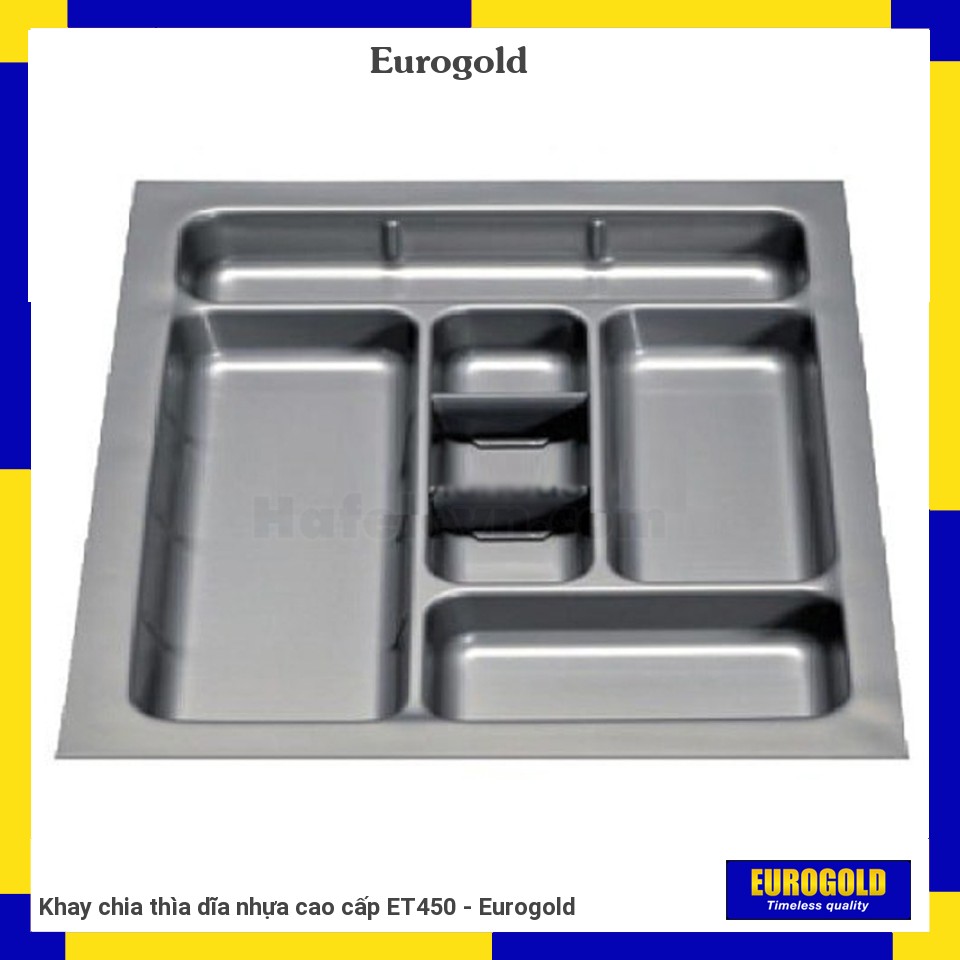 Khay chia thìa dĩa nhựa cao cấp ET450 - Eurogold