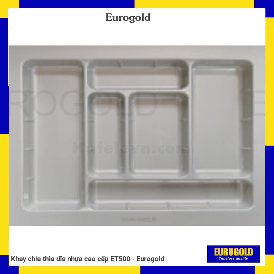 Khay chia thìa dĩa nhựa cao cấp ET500 - Eurogold