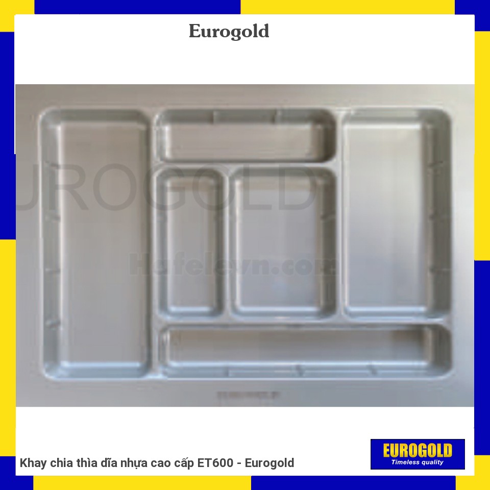 Khay chia thìa dĩa nhựa cao cấp ET600 - Eurogold