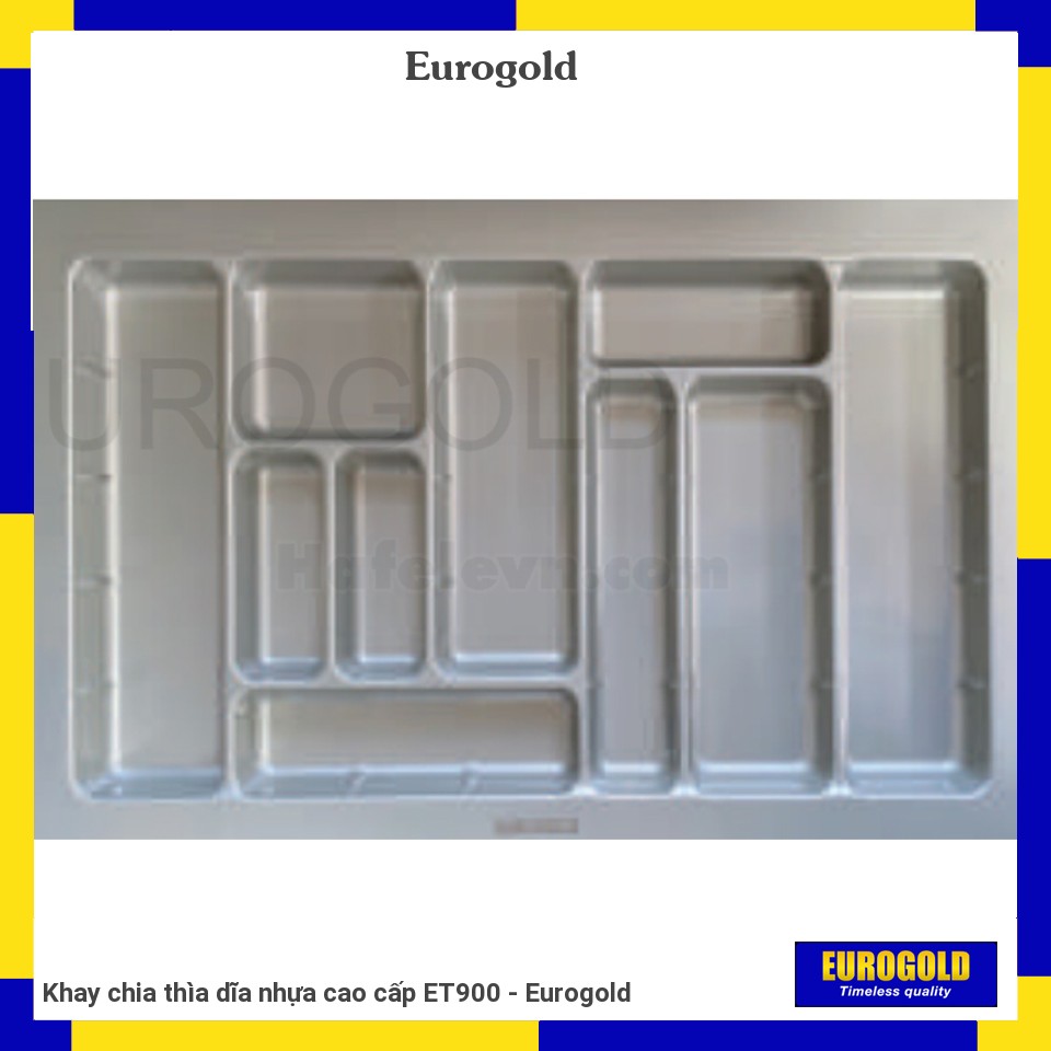 Khay chia thìa dĩa nhựa cao cấp ET900 - Eurogold