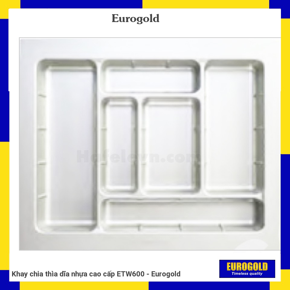 Khay chia thìa dĩa nhựa cao cấp ETW600 - Eurogold