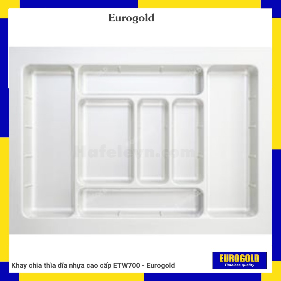 Khay chia thìa dĩa nhựa cao cấp ETW700 - Eurogold