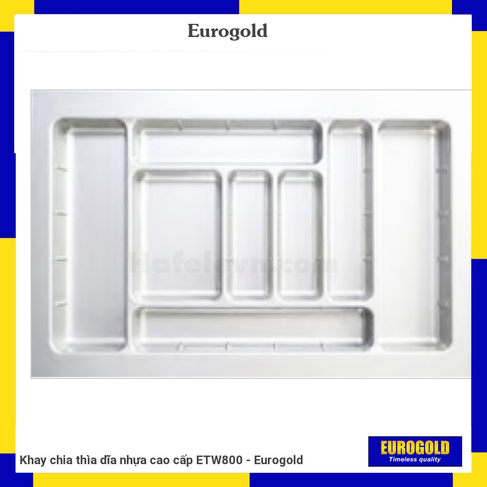 Khay chia thìa dĩa nhựa cao cấp ETW800 - Eurogold