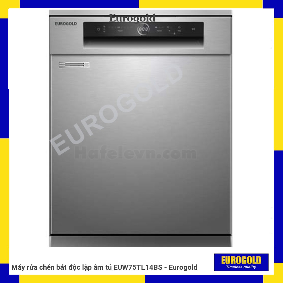 Máy rửa chén bát độc lập âm tủ EUW75TL14BS - Eurogold