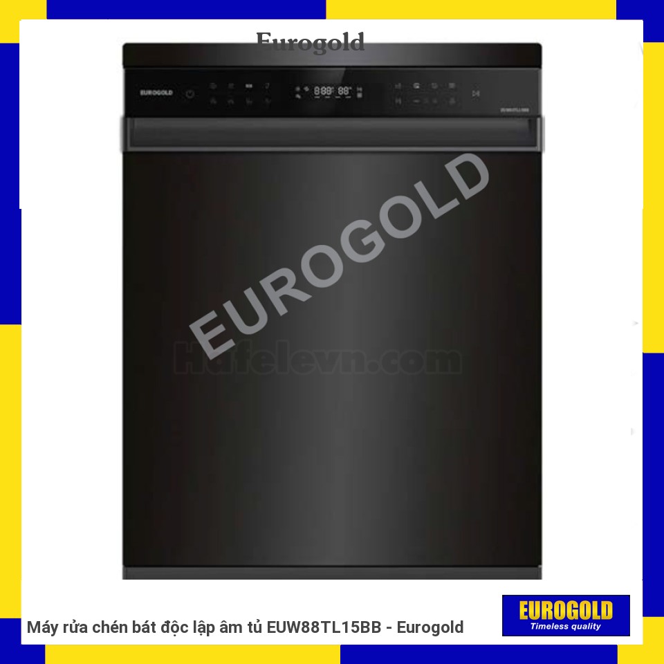 Máy rửa chén bát độc lập âm tủ EUW88TL15BB - Eurogold