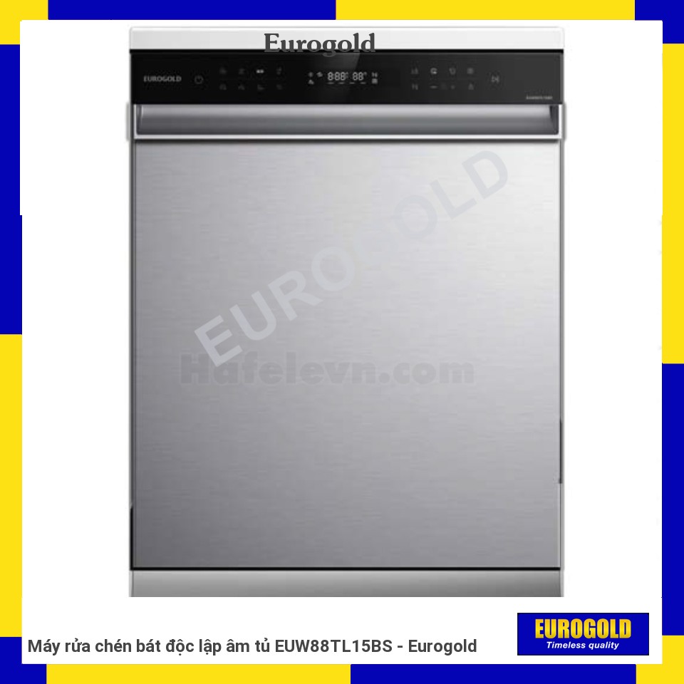 Máy rửa chén bát độc lập âm tủ EUW88TL15BS - Eurogold
