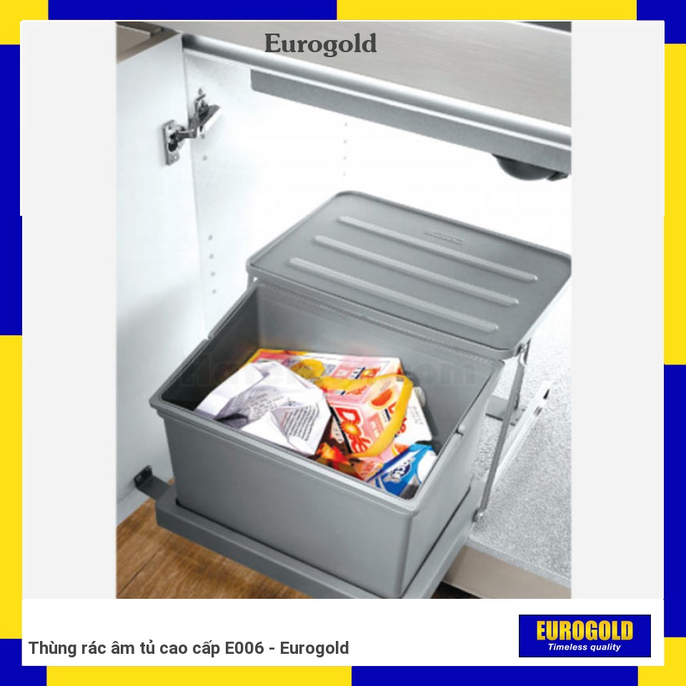 Thùng rác âm tủ cao cấp E006 - Eurogold
