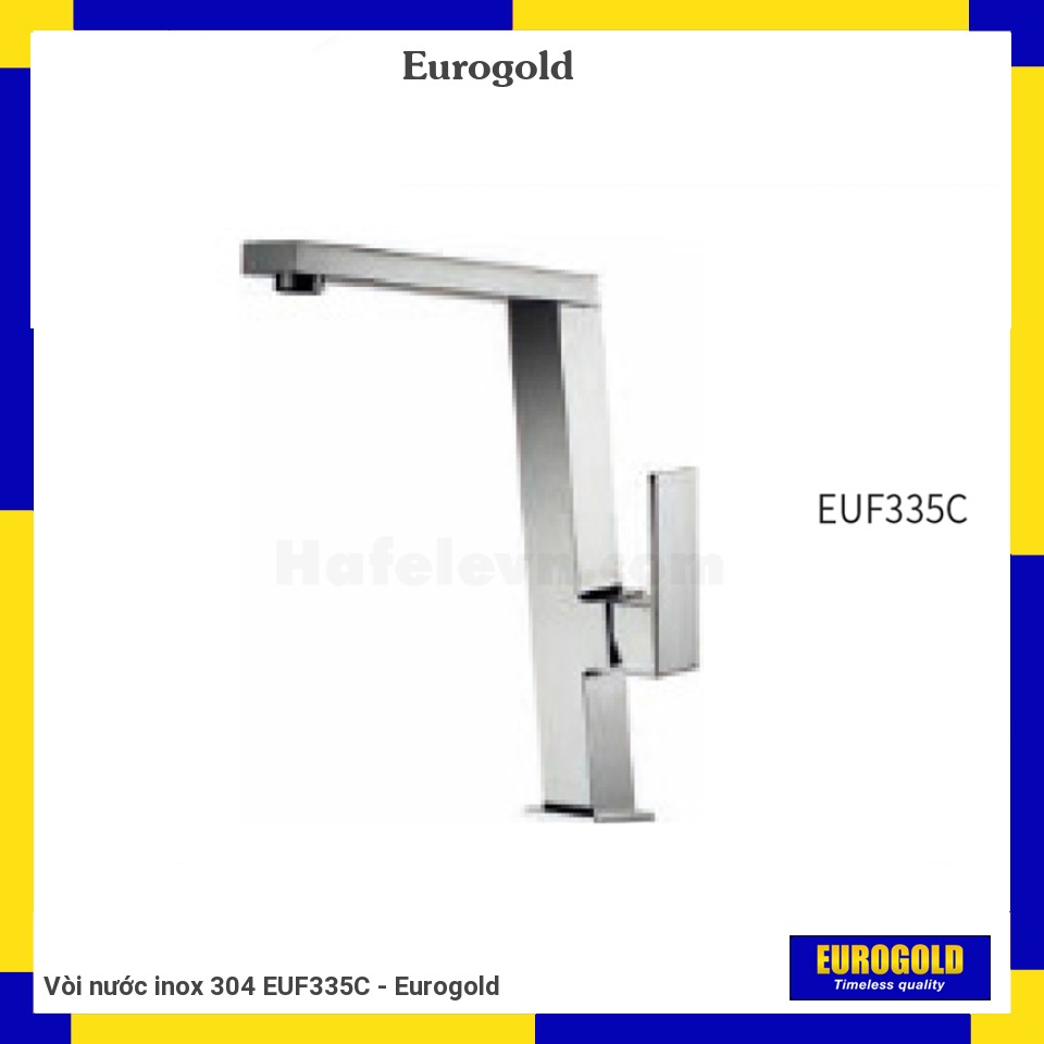 Vòi nước inox 304 EUF335C - Eurogold